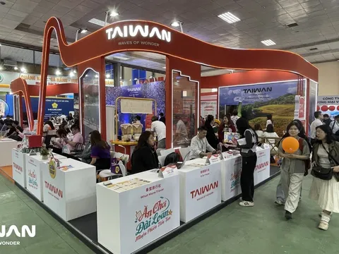 Gian hàng Đài Loan chinh phục du khách Việt bằng văn hóa và ẩm thực độc đáo tại VITM 2025