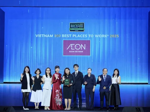 AEON vào top 10 nơi làm việc tốt nhất Việt Nam